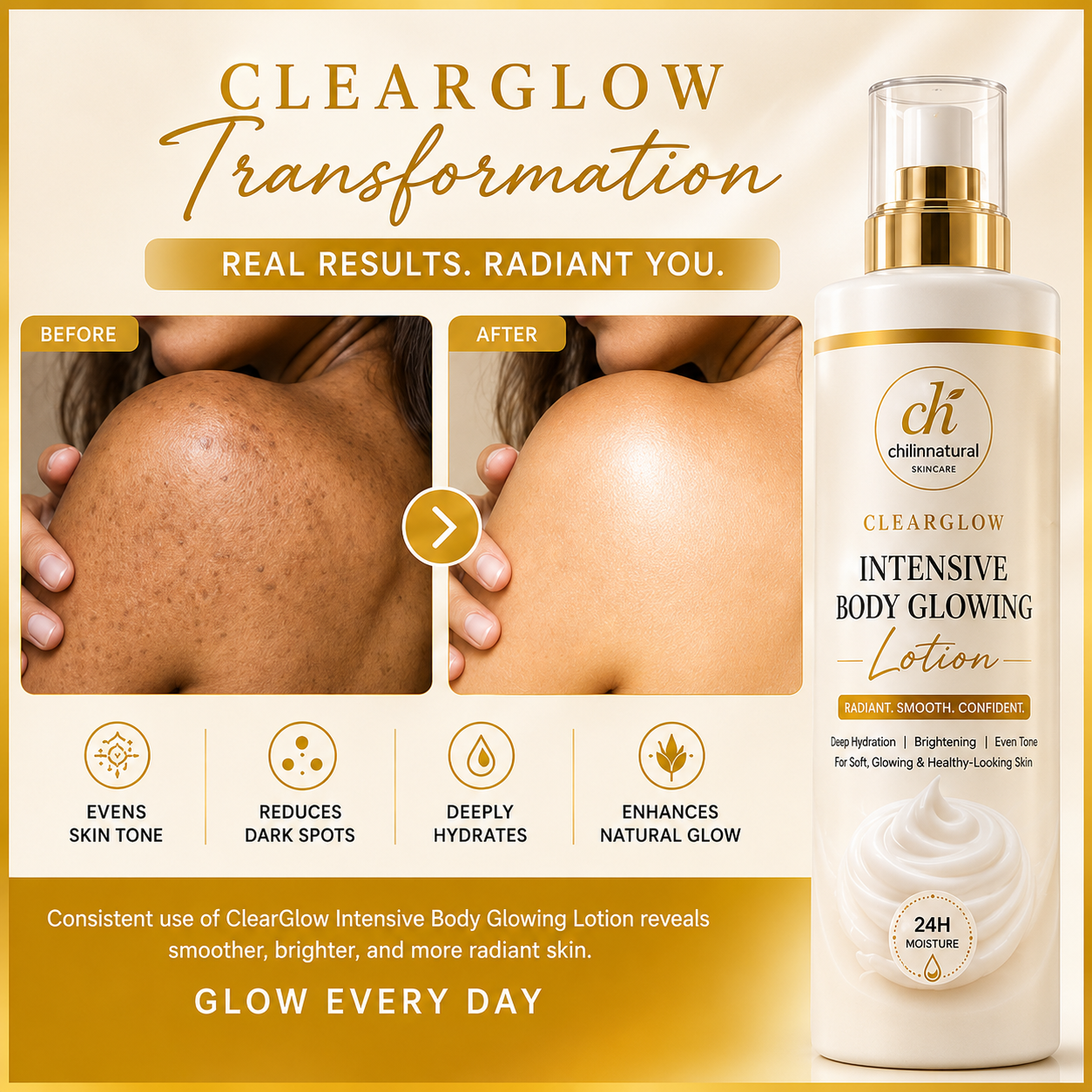 ClearGlow Intensive Body Glowing Lotion - Image 2