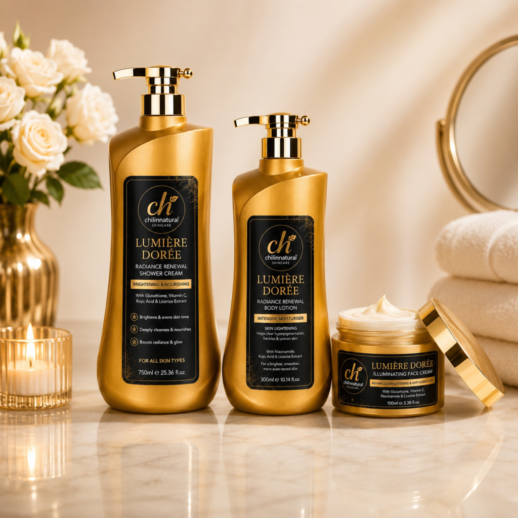 Lumière Dorée Radiance Renewal Collection – Complete Skincare Set